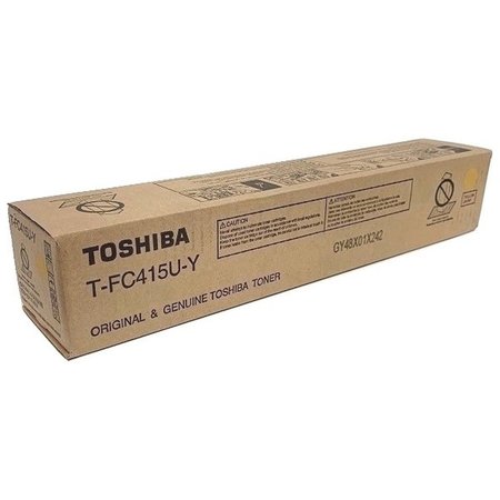 TOSHIBA Toshiba Yellow Toner Cartridge, 33,600 Yield TFC415UY